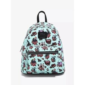 Loungefly Disney Villains Tattoo Art Mini Backpack